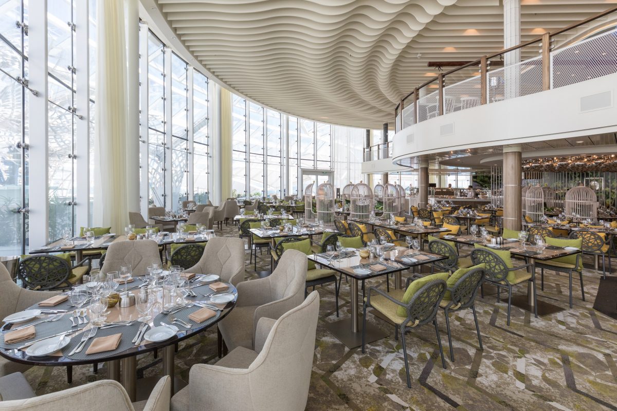 Launch of Symphony of the Seas, Royal Caribbean International's newest and largest ship.

Solarium Bistro