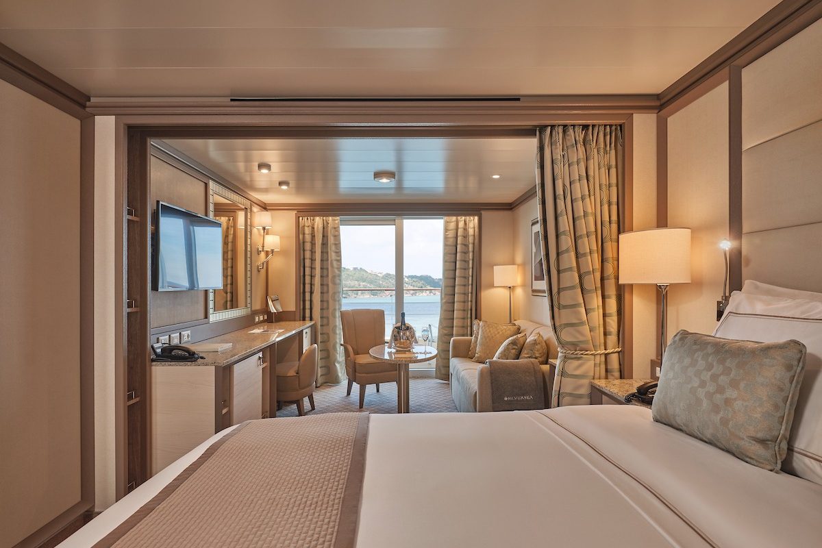 View from the Veranda Suite, Silver Moon.