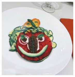 Chef Rudi Sodamin's food faces | Photo: Judi Cuervo