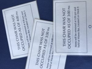 OceaniaDeck Chair Warnings