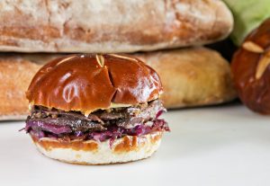 Carnival's Deli Sauerbraten Sandwich