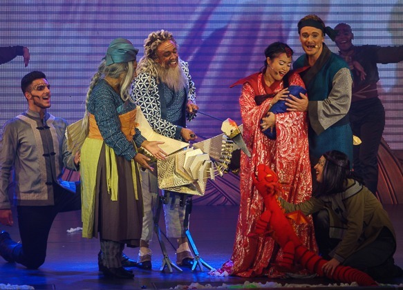 Crane and Dragon in The Secret Silk on Royal Princess