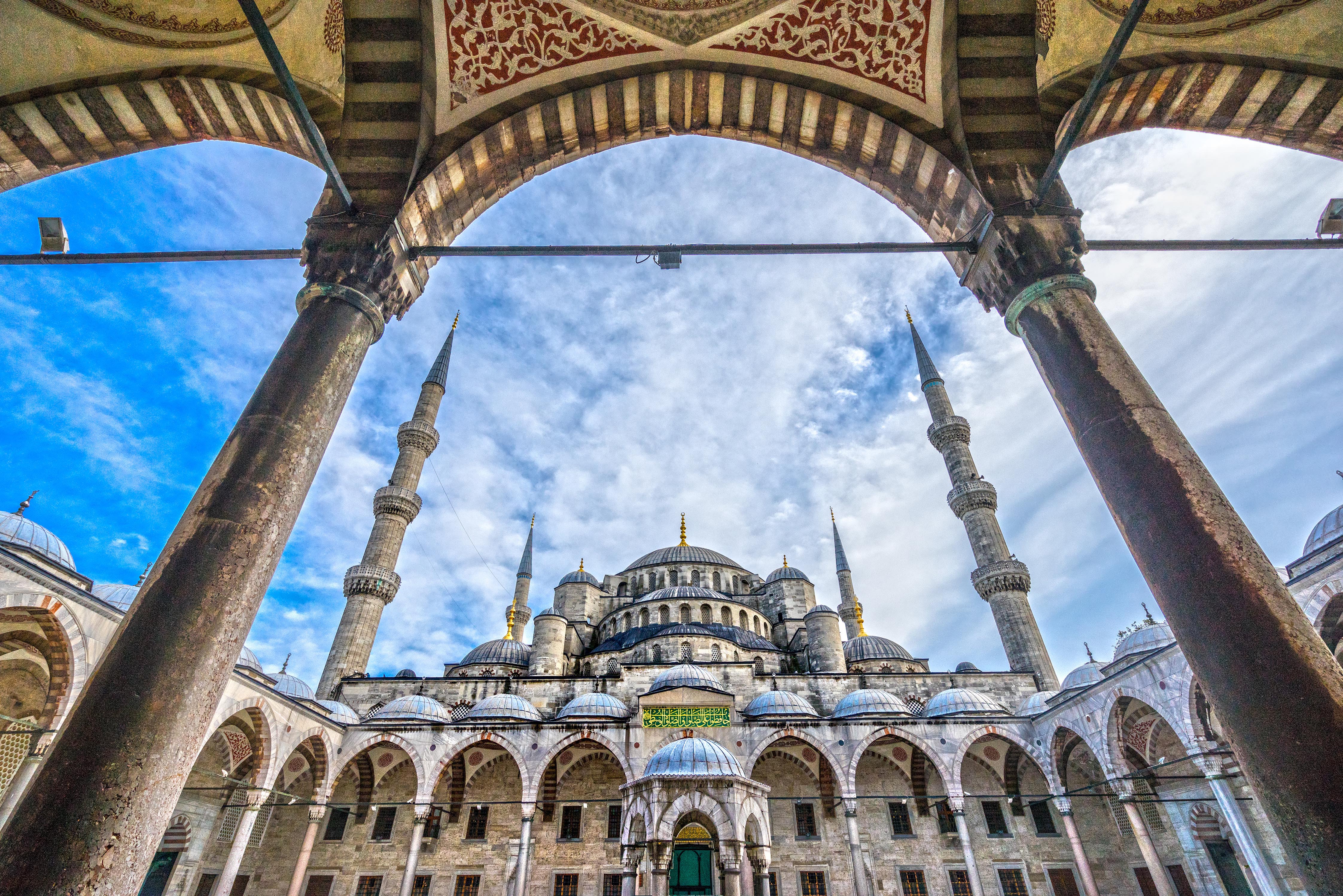 The Blue Mosque, (Sultanahmet Camii) in Istanbul, Turkey, winner of the Best Mediterranean Cruise Destination in the 2024 Readers' Choice Awards