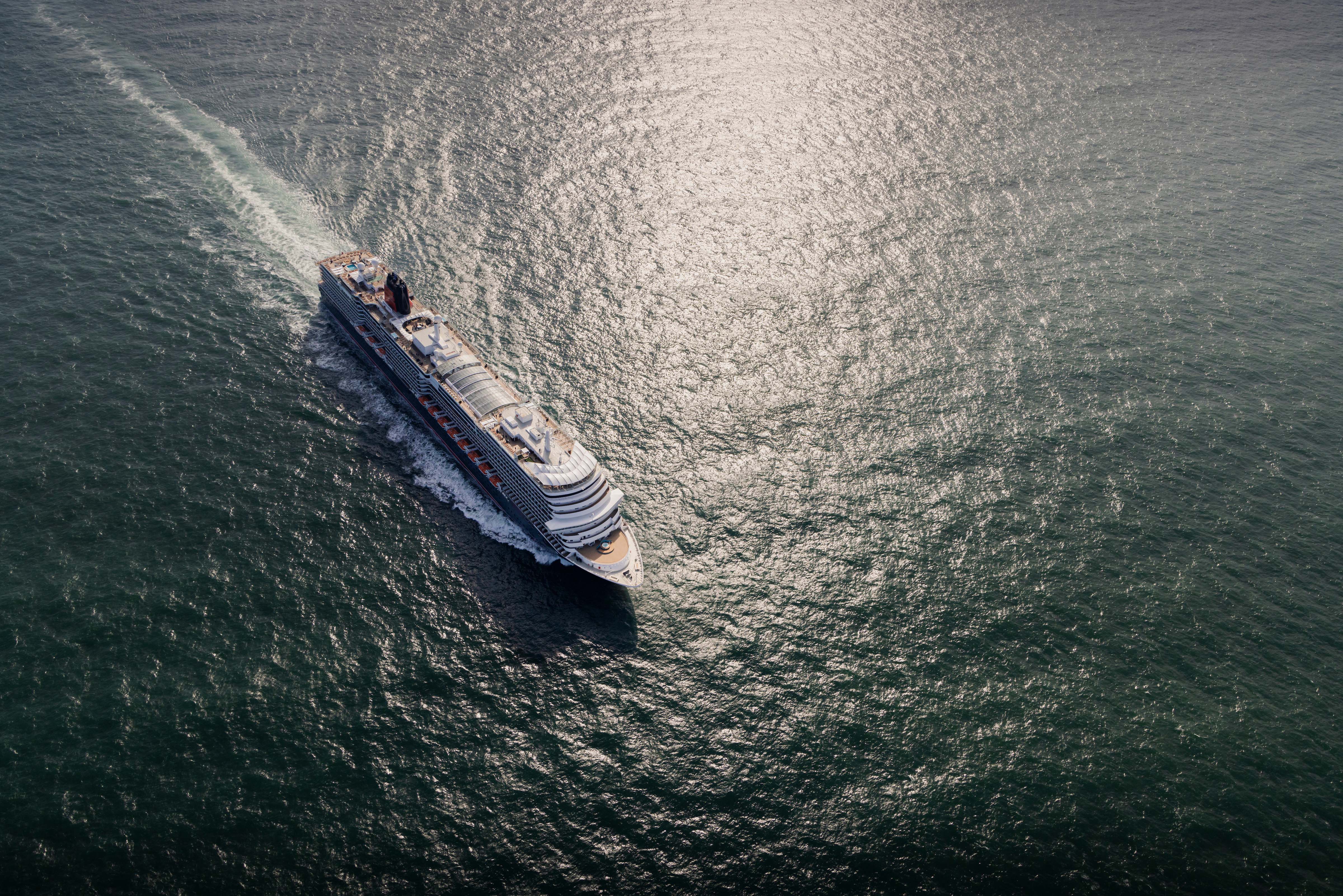 Queen Anne, sailing for Cunard, winner of Best World Cruise in the 2024 Readers' Choice Awards. CREDIT: Christopher Ison/Cunard