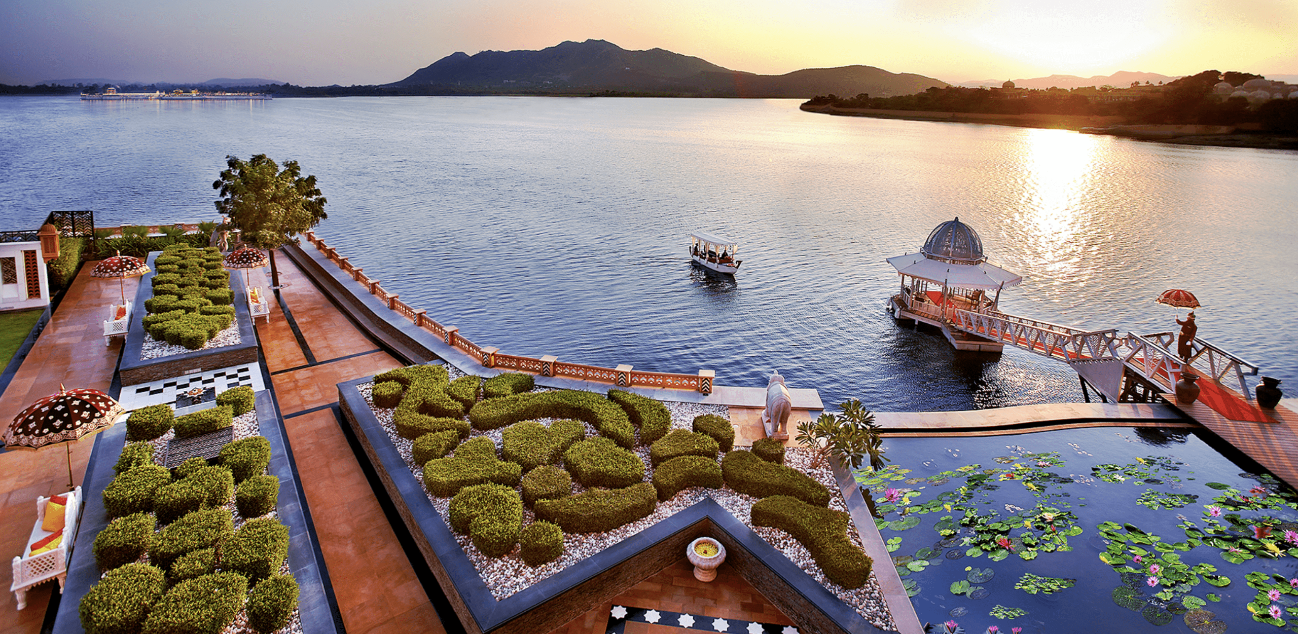 FLowers recycled (Leela Palaces Hotels and Resorts )