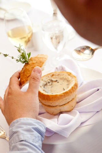 Crystal Cruises’ Cream of Forest Mushroom Soup