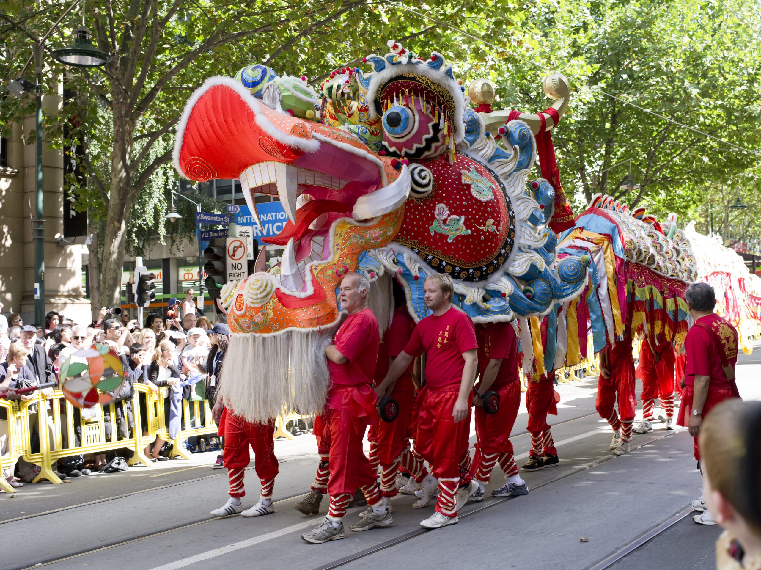 Chinese dragon at Moomba